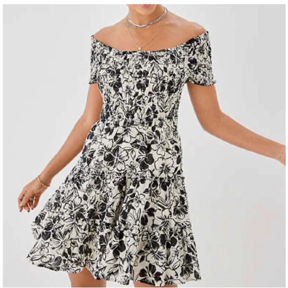 American Eagle Floral Smocked Mini Dress NWT